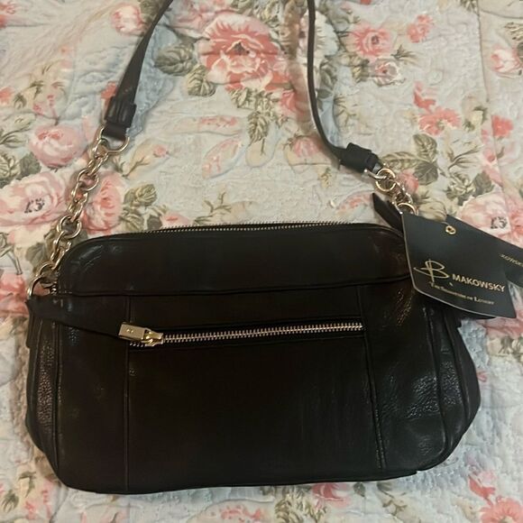 B Makowsky black purse - Picture 1 of 6